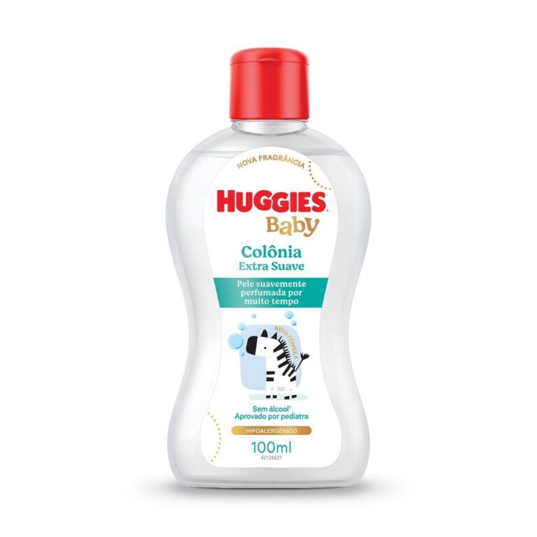 Achadinho do dia: Colônia Huggies para Bebê Extra Suave Hipoalergênica 100 ml