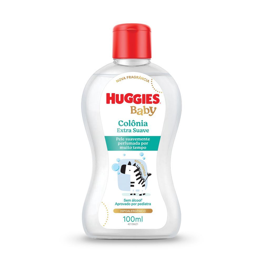 Achadinho do dia: Colônia Huggies para Bebê Extra Suave Hipoalergênica 100 ml