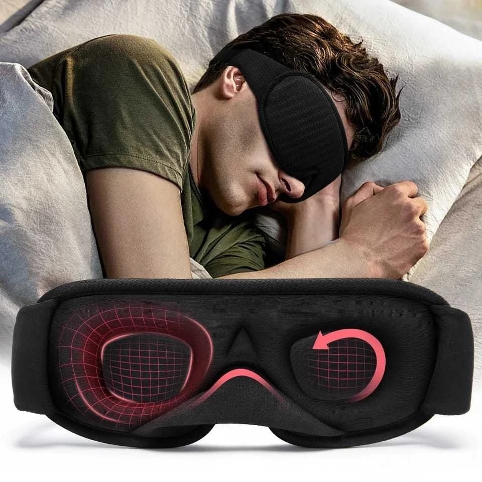 Achadinho do dia: Máscara 3D Confort de dormir, 100% Sombra Blackout, Zero Pressão Tampa do olho noturno