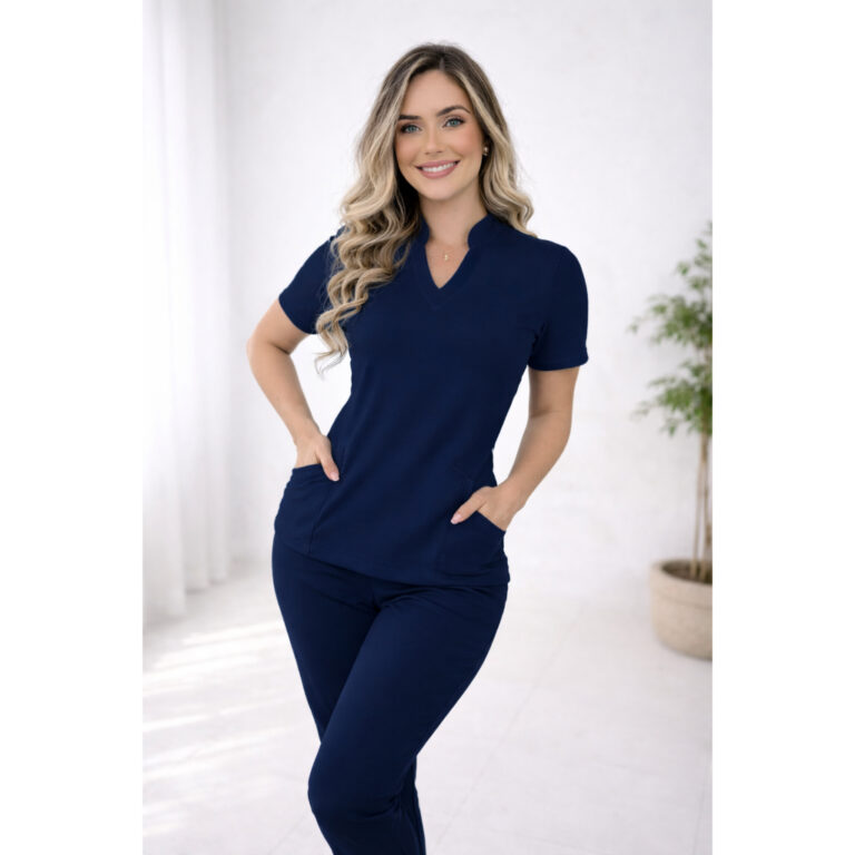 Achadinho do dia: Pijama Cirúrgico Hospitalar Feminino de Malha | Scrub Com Elastano | Conjunto | Uniforme
