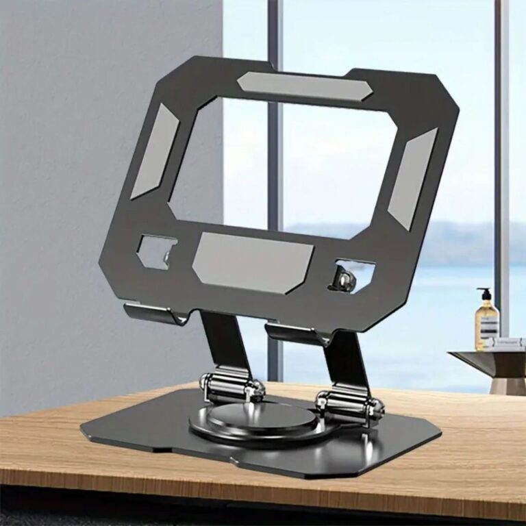 Achei na Shopee: Suporte de Mesa para Tablet 360° Base Ajustável e Dobrável Suporte Ergonômico