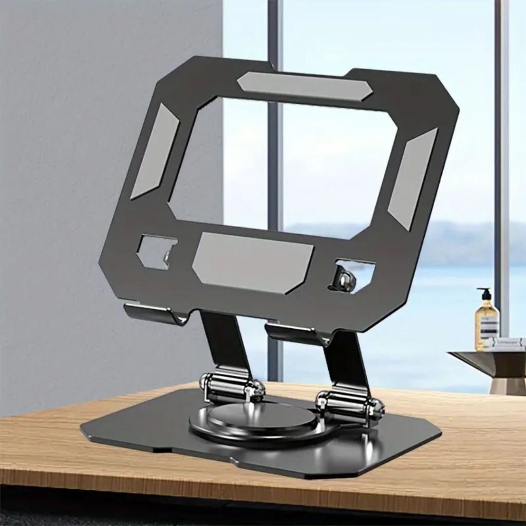 Achei na Shopee: Suporte de Mesa para Tablet 360° Base Ajustável e Dobrável Suporte Ergonômico