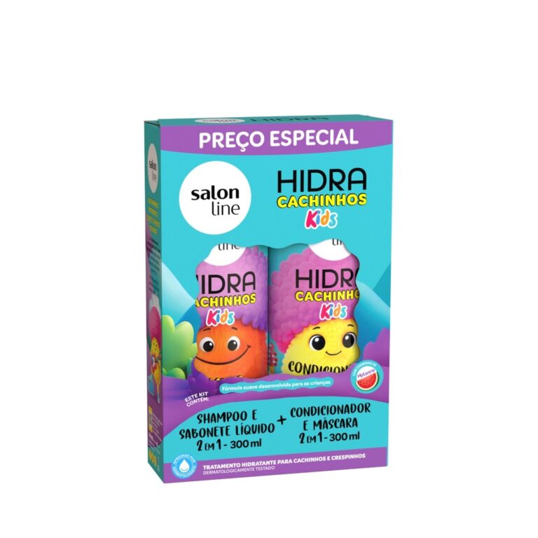 Kit Shampoo e Condicionador Hidra Kids Cachinhos 300ml — achadinho de bebês que vale a pena