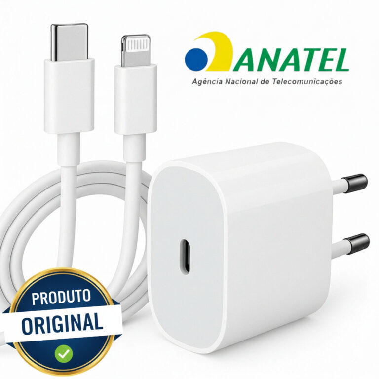 Olha esse achadinho de celulares e acessórios: Carregador Lightning Turbo Para 11 12 13 14 Pro X XR 20W Cabo Tipo C Lightning