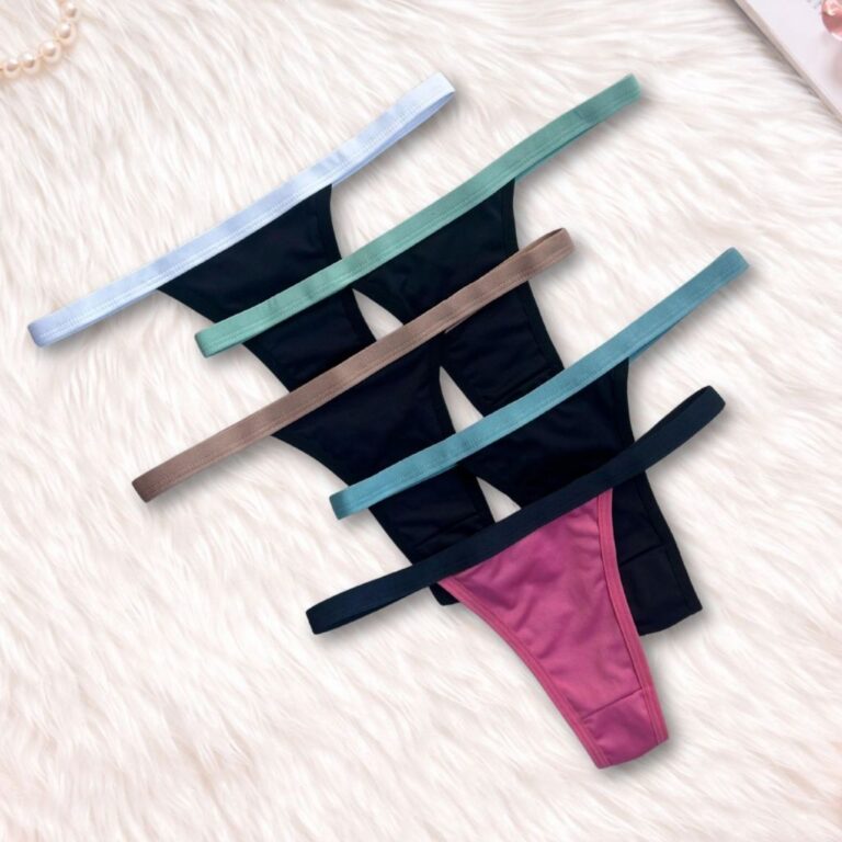 Olha esse achadinho de moda praia e pijamas: Kit Calcinha Feminina Conforto Tanga Biquíni Confortável Com Forro Algodão Básica Dia a Dia